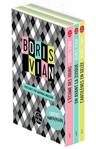 Coffret anniversaire Boris Vian: L'écume des jours ; En avant la zizique ; Cantilènes en gelée von Le Livre de Poche