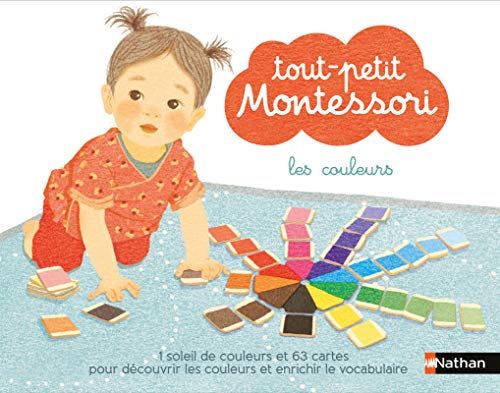 Coffret tout-petit Montessori Les couleurs: Contient : 63 cartes, 1 soleil de couleurs, 1 livret parent