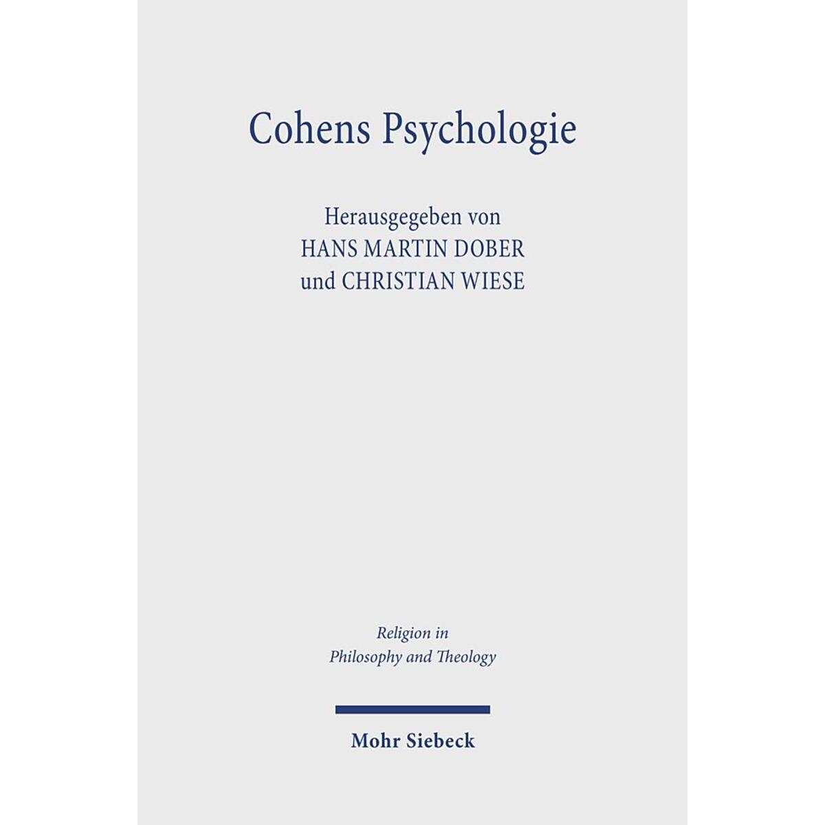 Cohens Psychologie von Mohr Siebeck GmbH & Co. K
