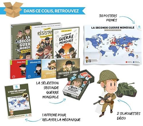 Colis Seconde Guerre mondiale Anniversaire 32 ex + prime acheteur + décors 2025 Colis Seconde Guerre mondiale Anniversaire 32 ex + prime acheteur + décors 2025 von QUELLE HISTOIRE