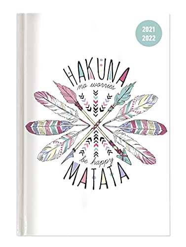 Collegetimer Hakuna Matata 2021/2022 - Schüler-Kalender A6 (10x15 cm) - Weekly - 224 Seiten - Terminplaner - Alpha Edition (Collegetimer A6 Weekly) von Alpha Edition