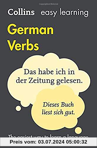 Collins Dictionaries: Easy Learning German Verbs (Collins Easy Learning)