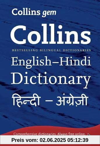 Collins Gem English-Hindi/Hindi-English Dictionary: The World’s Favourite Mini Dictionaries