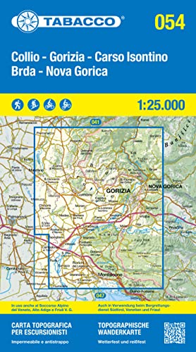 54 Collio- Brda Gorizia - Carso Isntino: 1:25000 (Carte topografiche per escursionisti, Band 54) von CARTE TOPOGRAFICHE PER ESCURSIONISTI
