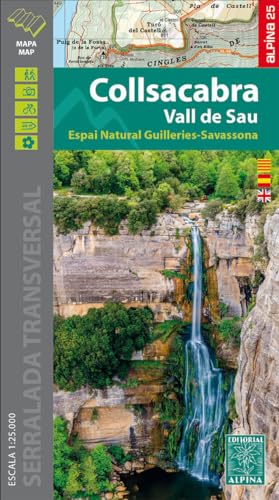 Collsacabra Vall de Sau 1:25000: Alpina Wanderkarte 1:25000 von Alpina Editorial