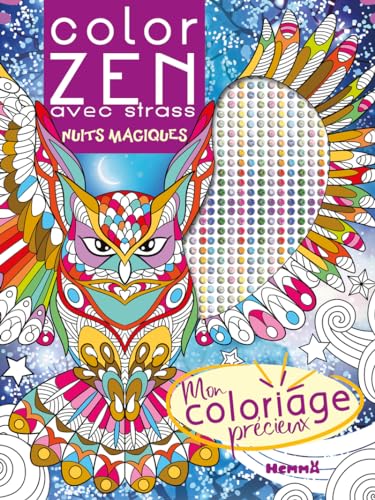 Color Zen avec strass - Nuits magiques - Mon coloriage précieux von HEMMA
