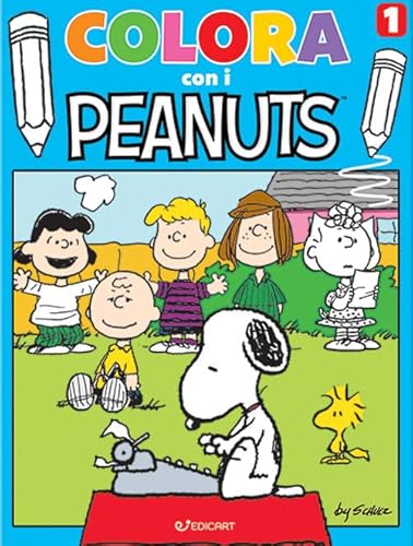 Colora con i Peanuts. Ediz. illustrata. Blu (Vol. 1)
