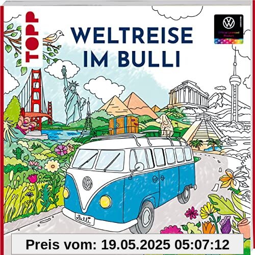 Colorful World - Weltreise im Bulli: Das offizielle Ausmalbuch mit dem kultigen VW-Bus Colorful World - Weltreise im Bulli: Das offizielle Ausmalbuch mit dem kultigen VW-Bus