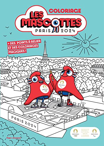Coloriage Mascotte Paris 2024: + des points à relier et des coloriages magiques !