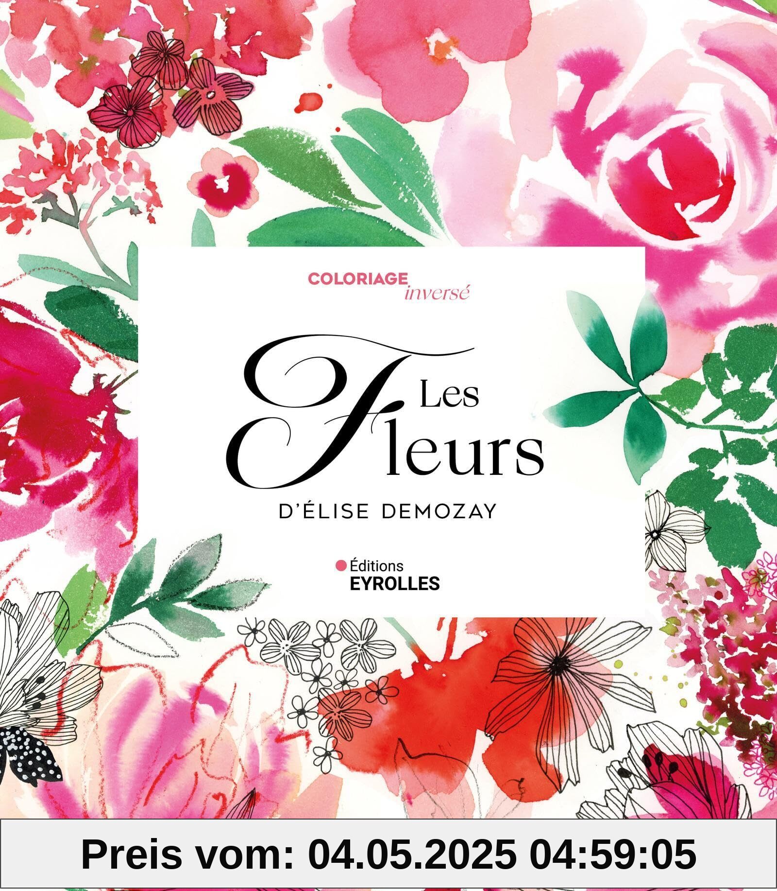 Coloriage inversé Les fleurs d'Elise Demozay