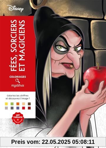 Coloriages Mystères Disney - Fées, sorciers et magiciens