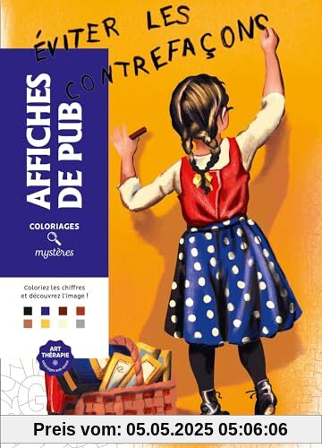 Coloriages mystères - Affiches de pub