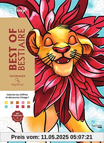 Coloriages mystères Disney - Best of Bestiaire