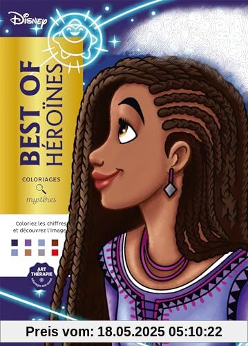 Coloriages mystères Disney - Best of Héroïnes