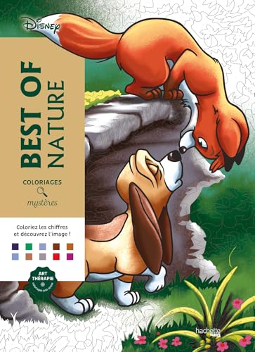 Coloriages mystères Disney - Best of Nature von HACHETTE HEROES