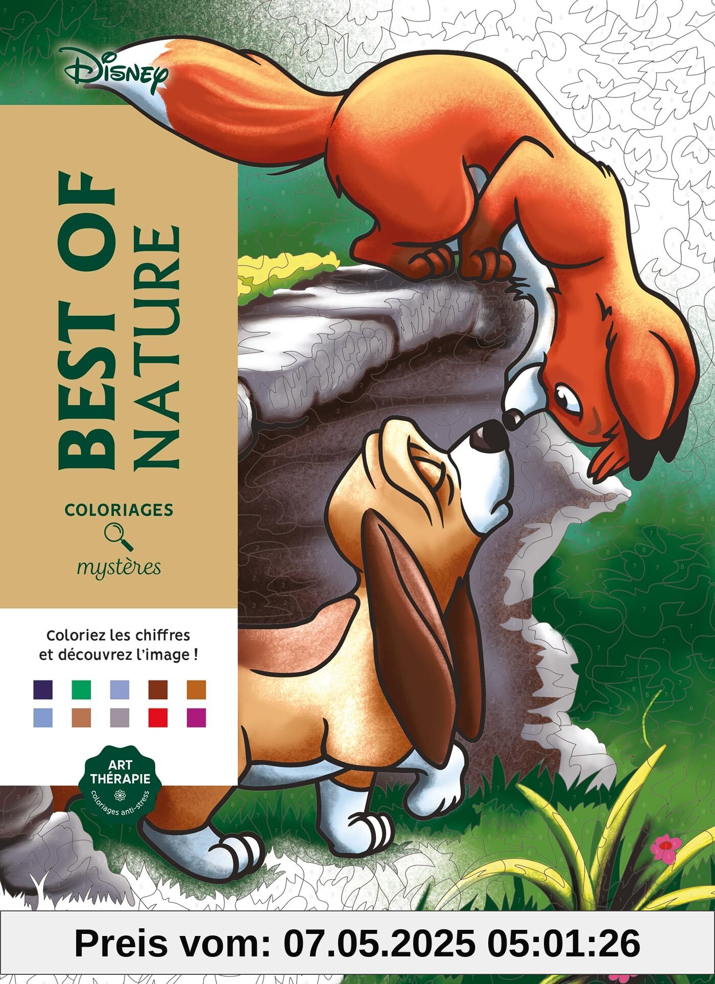 Coloriages mystères Disney - Best of Nature