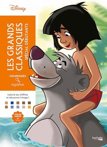 Coloriages mystères Disney - Grands classiques Spécial débutants von HACHETTE HEROES