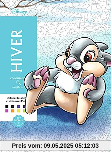 Coloriages mystères Disney Hiver