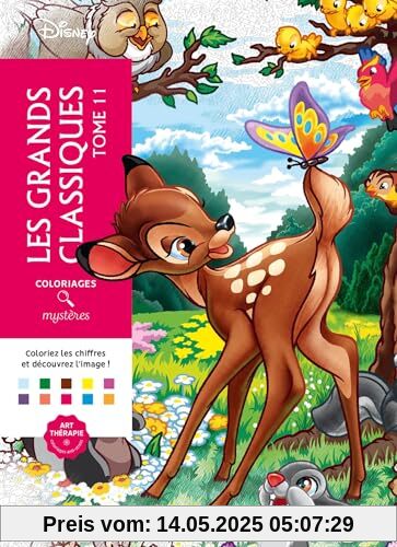 Coloriages mystères Disney - Les Grands classiques Tome 11