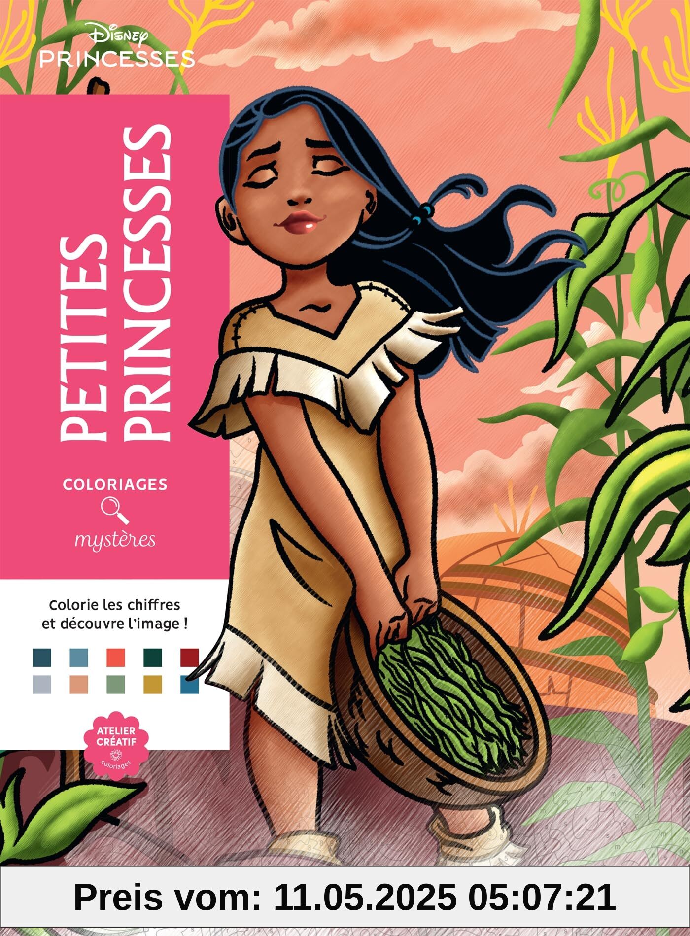 Coloriages mystères Disney - Petites princesses