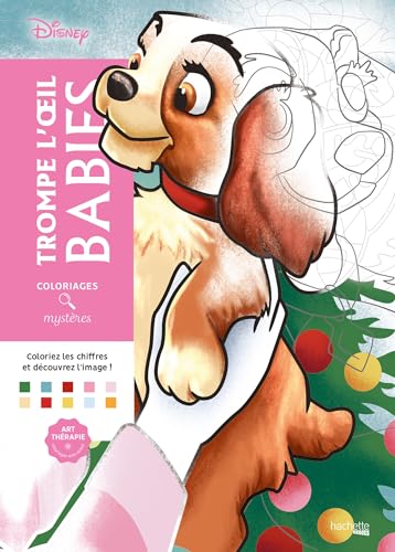Coloriages mystères Disney - Trompe l'oeil Babies