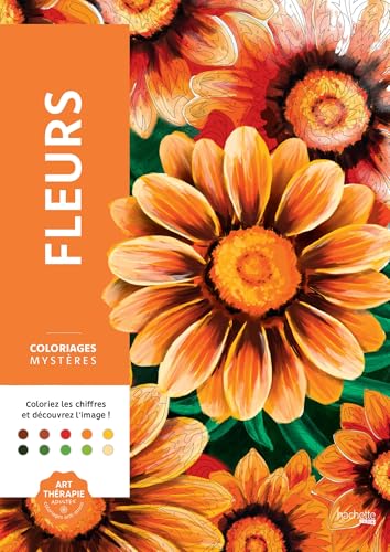 Coloriages mystères - Fleurs: Colorie les chiffres et découvre l'image