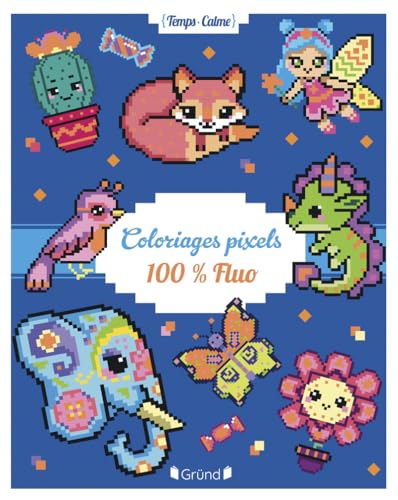 Coloriages pixels 100% fluo von GRUND