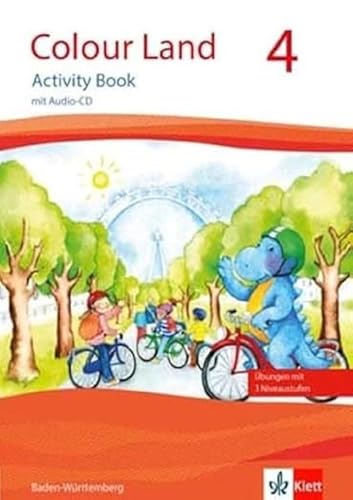 Colour Land 4. Ausgabe Rheinland-Pfalz, Baden-Württemberg und Berlin: Activity Book mit Audio-CD Klasse 4 (Colour Land. Ab Klasse 1. Ausgabe für Rheinland-Pfalz, Baden-Württemberg und Berlin ab 2016)