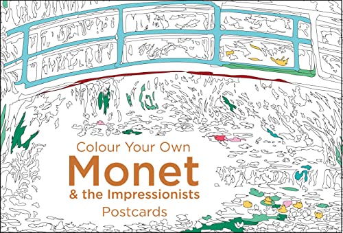 Colour Your Own Monet & the Impressionists Postcard Book: 20 Postcards von Pavilion Books