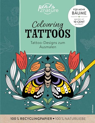 Colouring Tattoos: Tattoo-Designs zum Ausmalen Colouring Tattoos: Tattoo-Designs zum Ausmalen