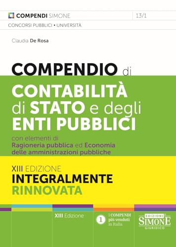 Compendio di Contabilità di Stato e degli Enti Pubblici Compendio di Contabilità di Stato e degli Enti Pubblici von Edizioni Simone