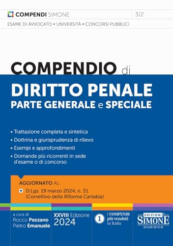 Compendio di diritto penale. Parte generale e speciale von Edizioni Simone