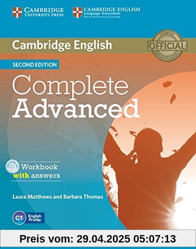 Complete Advanced Workbook with Answers with Audio CD Complete Advanced Workbook with Answers with Audio CD