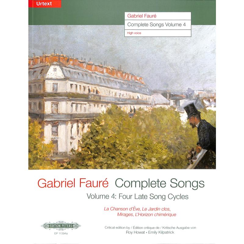 Complete Songs 4 - sämtliche Lieder