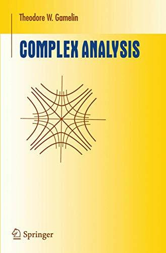Complex Analysis (Undergraduate Texts in Mathematics)