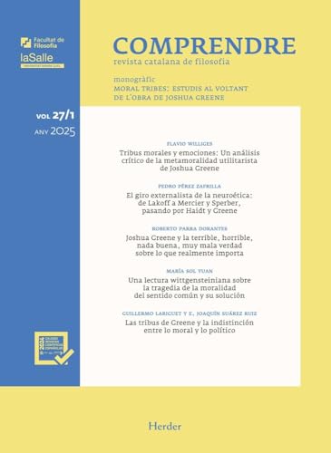 Comprendre Vol. 27/1 - Any 2025: revista catalana de filosofía (Comprendre - revista catalana de filosofía) von Herder Editorial