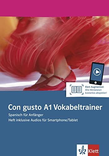 Con gusto A1: Spanisch für Anfänger. Vokabeltrainer, Heft inklusive Audios für Smartphone/Tablet