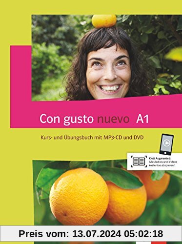 Con gusto nuevo A1: Kurs- und Übungsbuch + MP3-CD + DVD