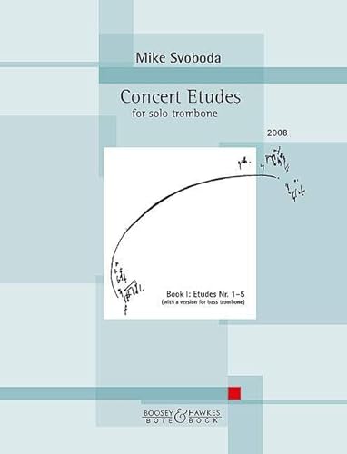 Concert Etudes: Etudes No. 1 - 5. Book 1. Posaune.