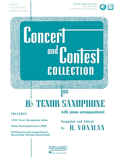 Concert and Contest Collection for BB Tenor Saxophone: Solo Book with Online Media von HAL LEONARD