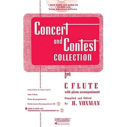 Concert and Contest Collection for C Flute: Solo Book with Online Media (Rubank Educational Library, Band 145): With Piano Accompaniment (Rubank Educational Library, 145, Band 145)