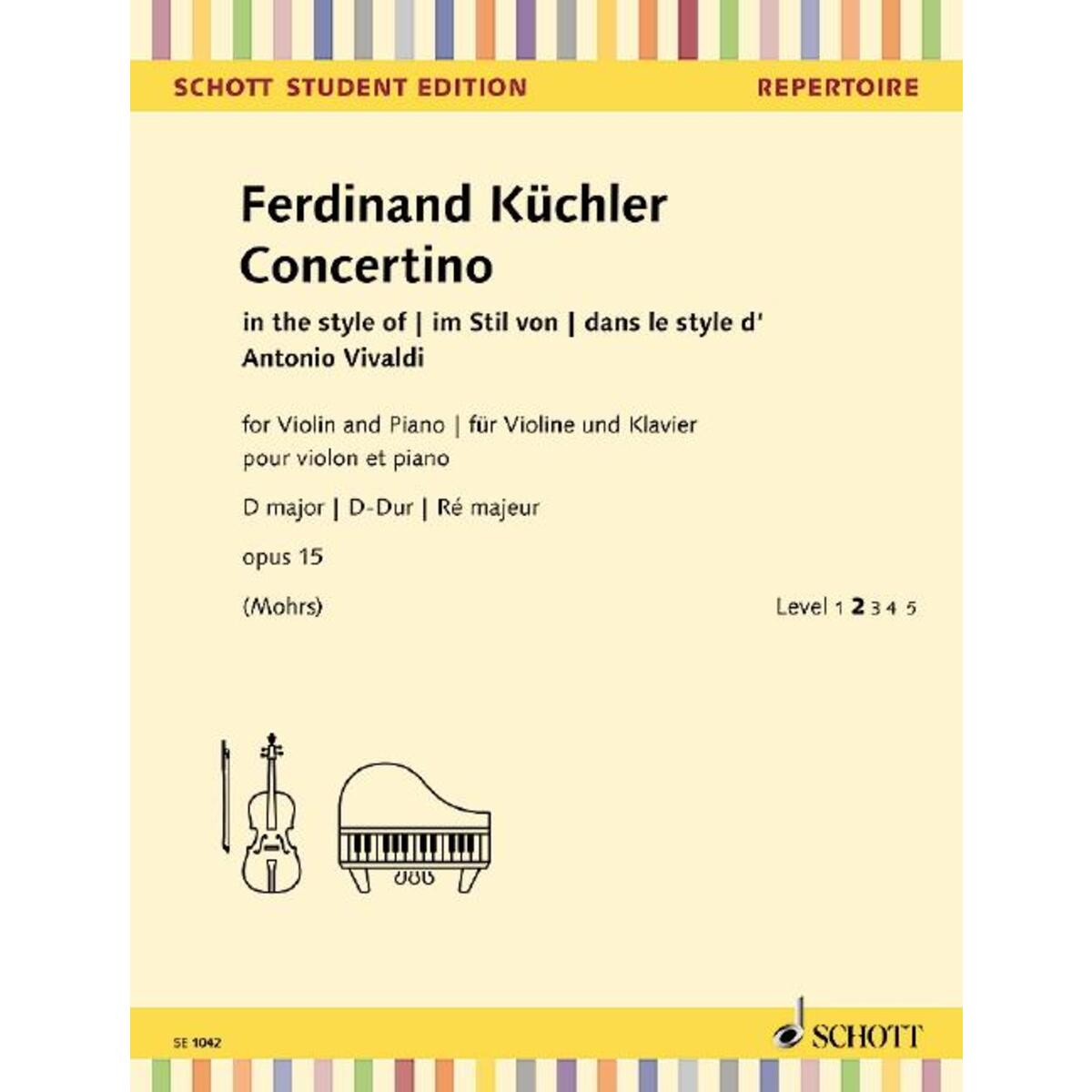 Concertino D-Dur Concertino D-Dur von Schott Music