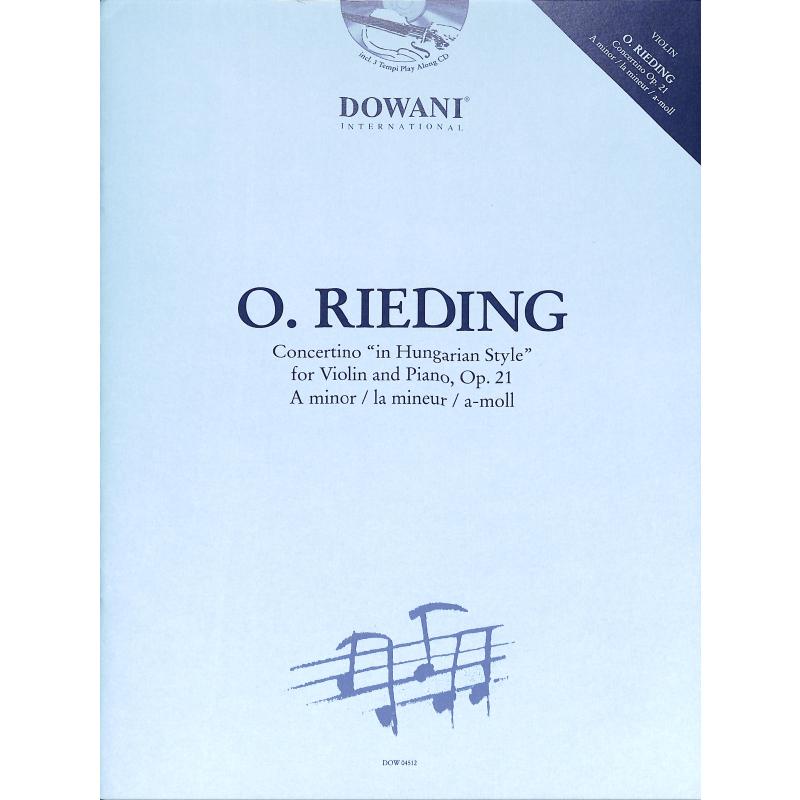 Concertino in ungarischer Weise a-moll op 21 Concertino in ungarischer Weise a-moll op 21