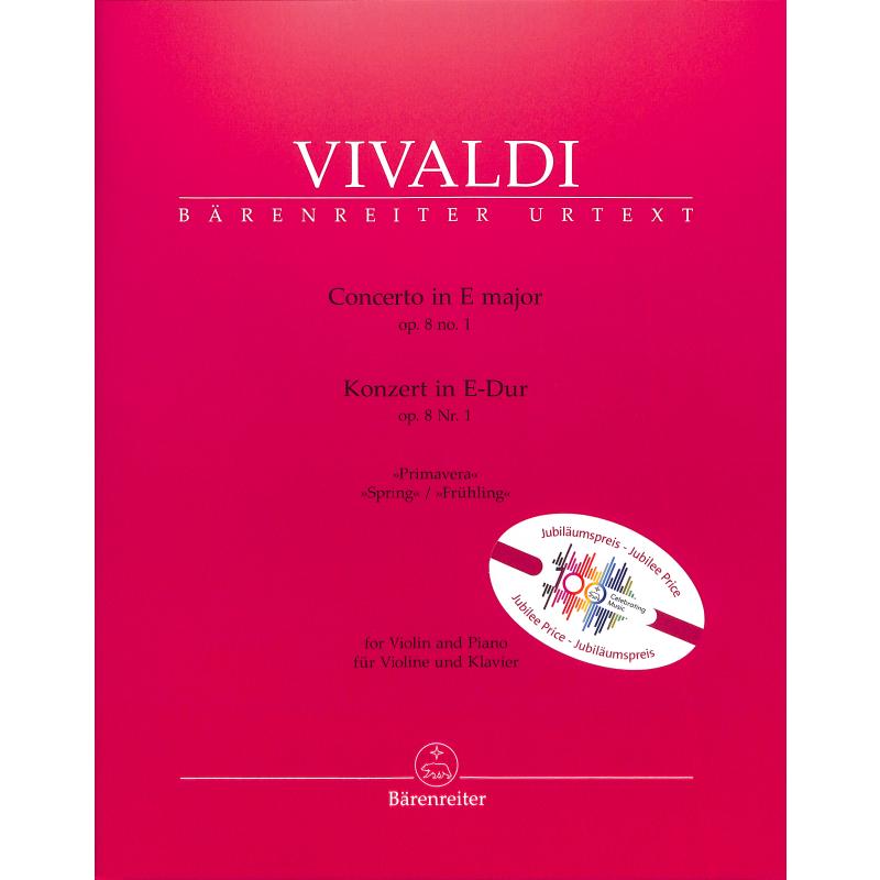 Concerto E-Dur op 8/1 RV 269 PV 241 F 1/22 T 76 (La primavera - der Frühling)