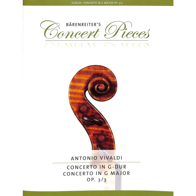 Concerto G-Dur op 3/3 RV 310 PV 96 F 1/173 T 408 Concerto G-Dur op 3/3 RV 310 PV 96 F 1/173 T 408