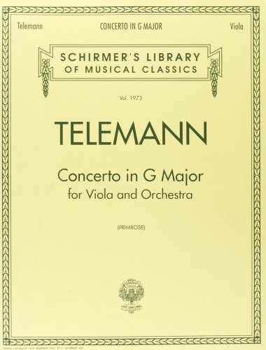 Concerto in G (Schirmer's Library of Musical Classics,Vol. 1973): Schirmer Library of Classics Volume 1973