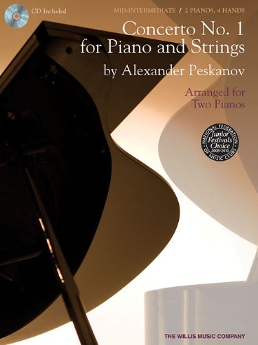 Concerto No. 1 for Piano and Strings: National Federation of Music Clubs 2014-2016 Selection Arranged for Two Pianos von HAL LEONARD