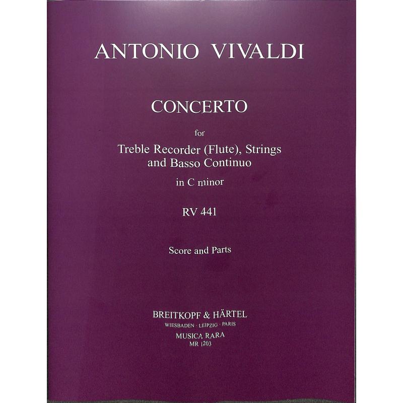 Concerto c-moll op 44/19 RV 441 P 440 Concerto c-moll op 44/19 RV 441 P 440