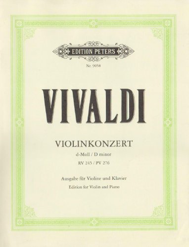 Concerto d-Moll RV 245 PV 276 Violine und Klavier