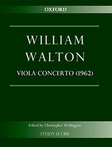 Concerto for Viola and Orchestra (1962): William Walton Edition